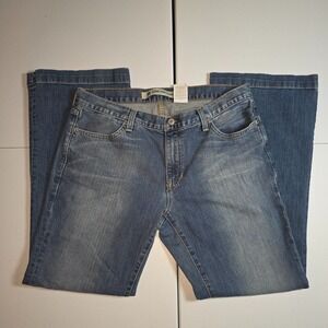 GAP Long and Lean Jeans Women's 12  Made in USA Y2K Stretch Denim Ankle